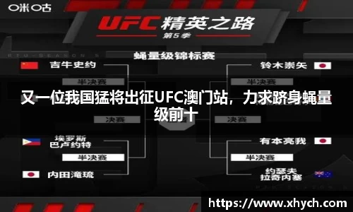 又一位我国猛将出征UFC澳门站，力求跻身蝇量级前十